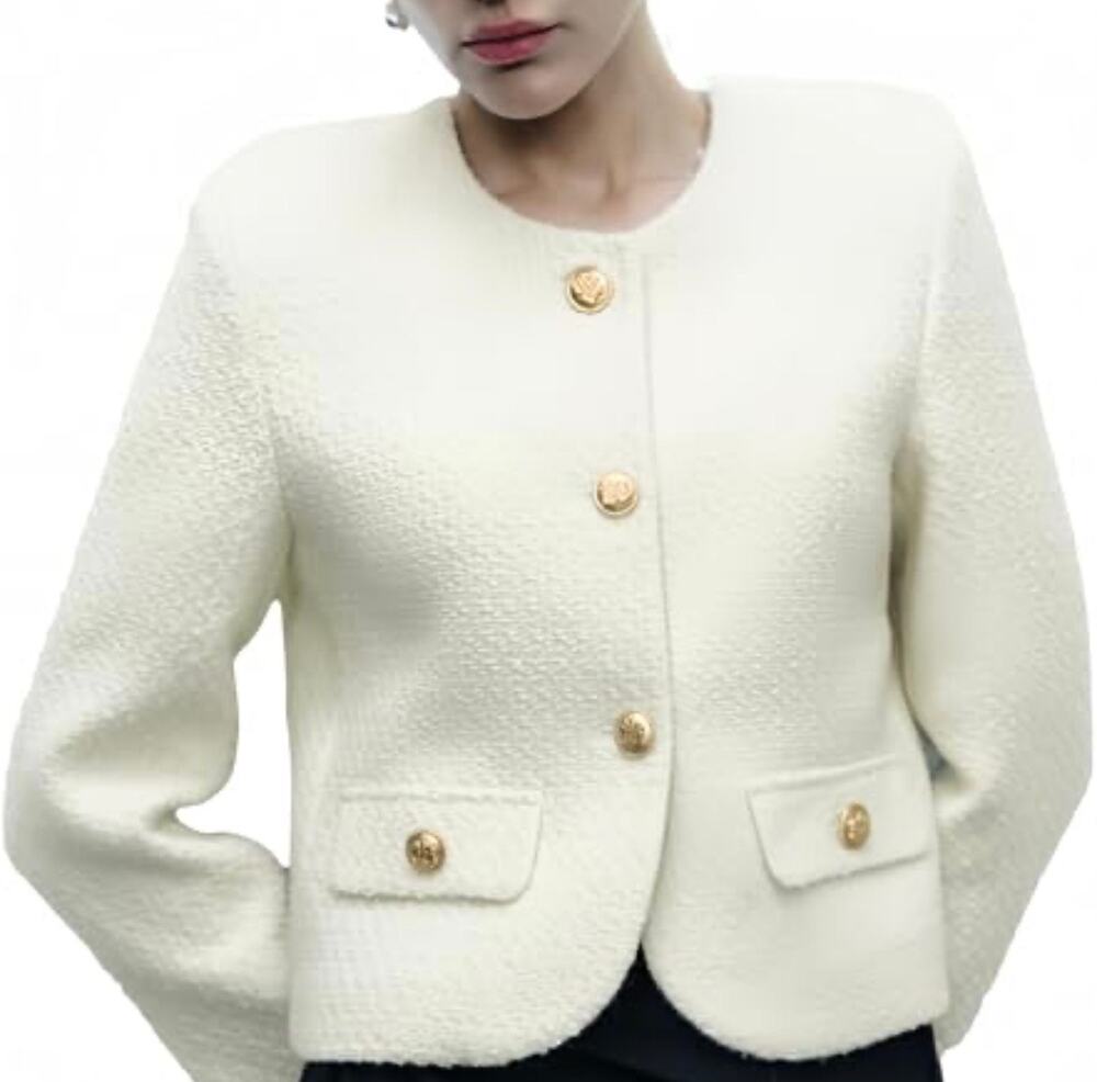 Urban Revivo White Blazer Size S